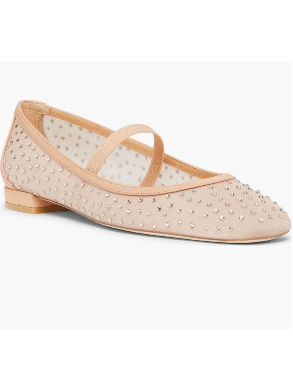 Stuart Weitzman Arabella Mary Jane Ballet ginger beige Flats size 7.5